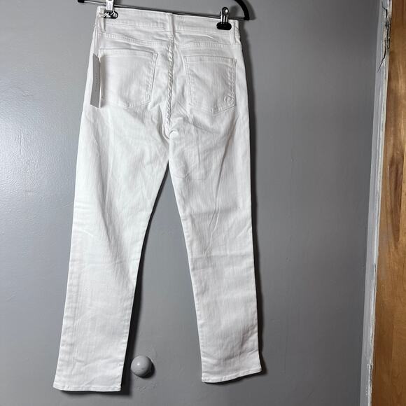 Fidelity Denim Women’s White Straight Leg Jeans – Size 26 (Sample) - Picture 2 of 7